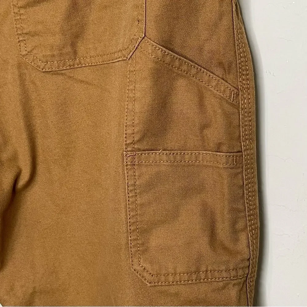 C.E. Schmidt Workwear Flannel Lined Carpenter Jeans Men 40x32 Straight Brown